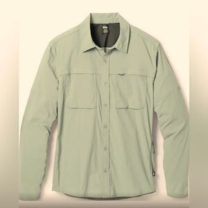 REI Olive Hinking Button Up